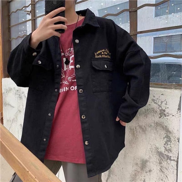 Áo jacket kaki