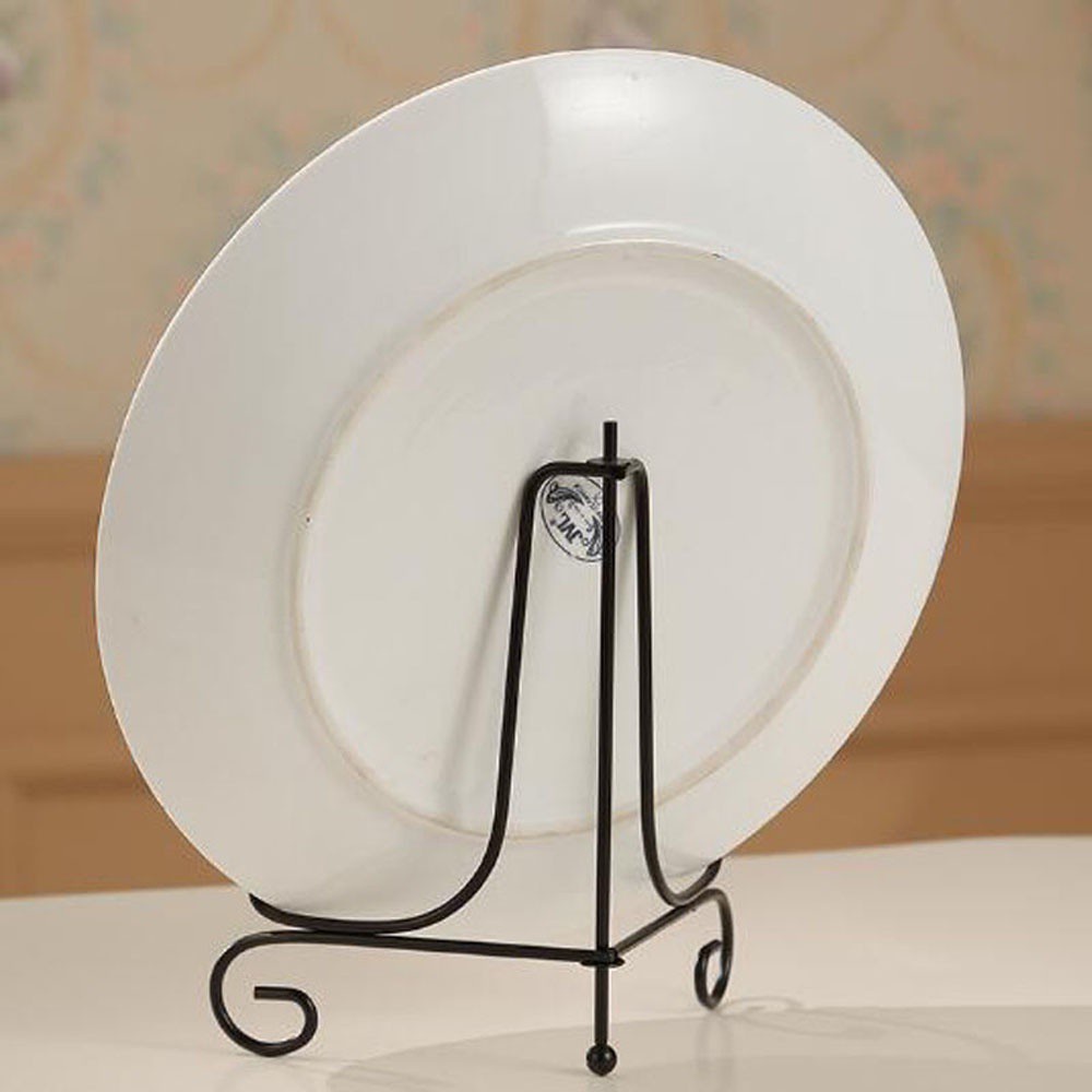 Giá Đỡ Trưng Bày Đĩa Bằng Sắt 12 &quot;- 4&quot;
