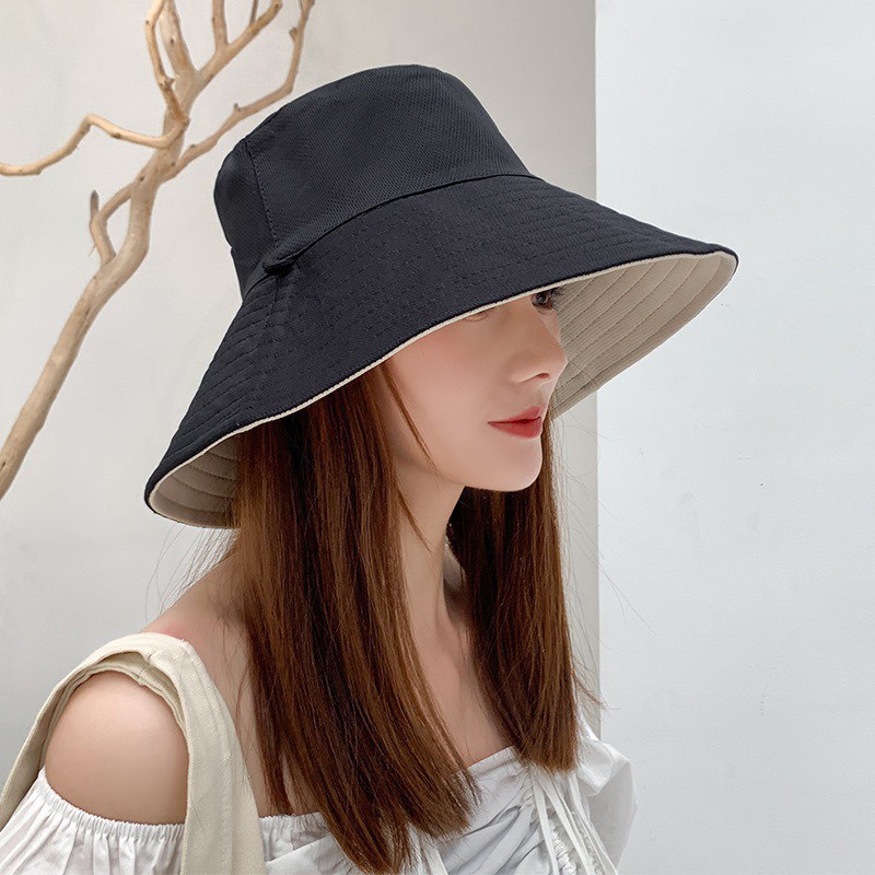 [Mã FAMARAL1 giảm 10K đơn 50K]Nón bucket Comavi tai bèo rộng vành cho nữ local brand MD04