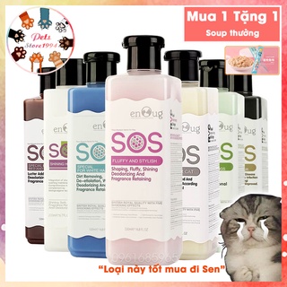 Sữa tắm cho chó mèo sos - sữa tắm cho thú cưng sos 530ml