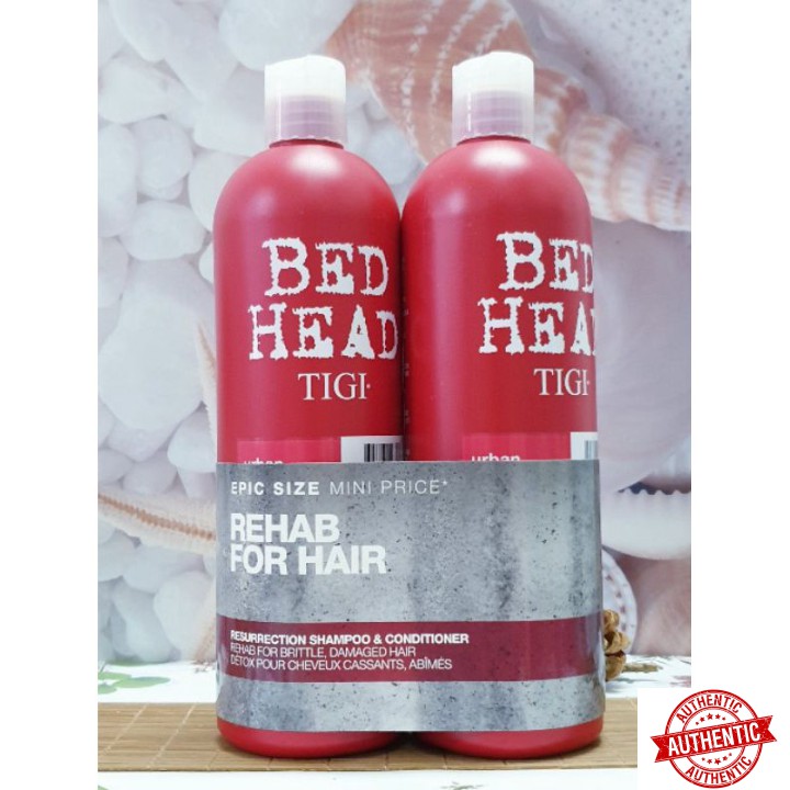 [Mã giảm giá] Cặp gội xả Tigi Bed Head dành cho tóc hư tổn 750ml