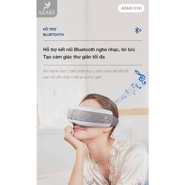 Máy massage mắt AZAKI-E191 -Plus -BH 1 NAM CHINH HANG