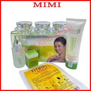 Bộ mỹ phẩm hỗ trợ xóa mờ nám cao cấp Yiyimei 5in1, kem hỗ trợ xóa mờnám, tàn nhang, dưỡng trắng da - Tổng