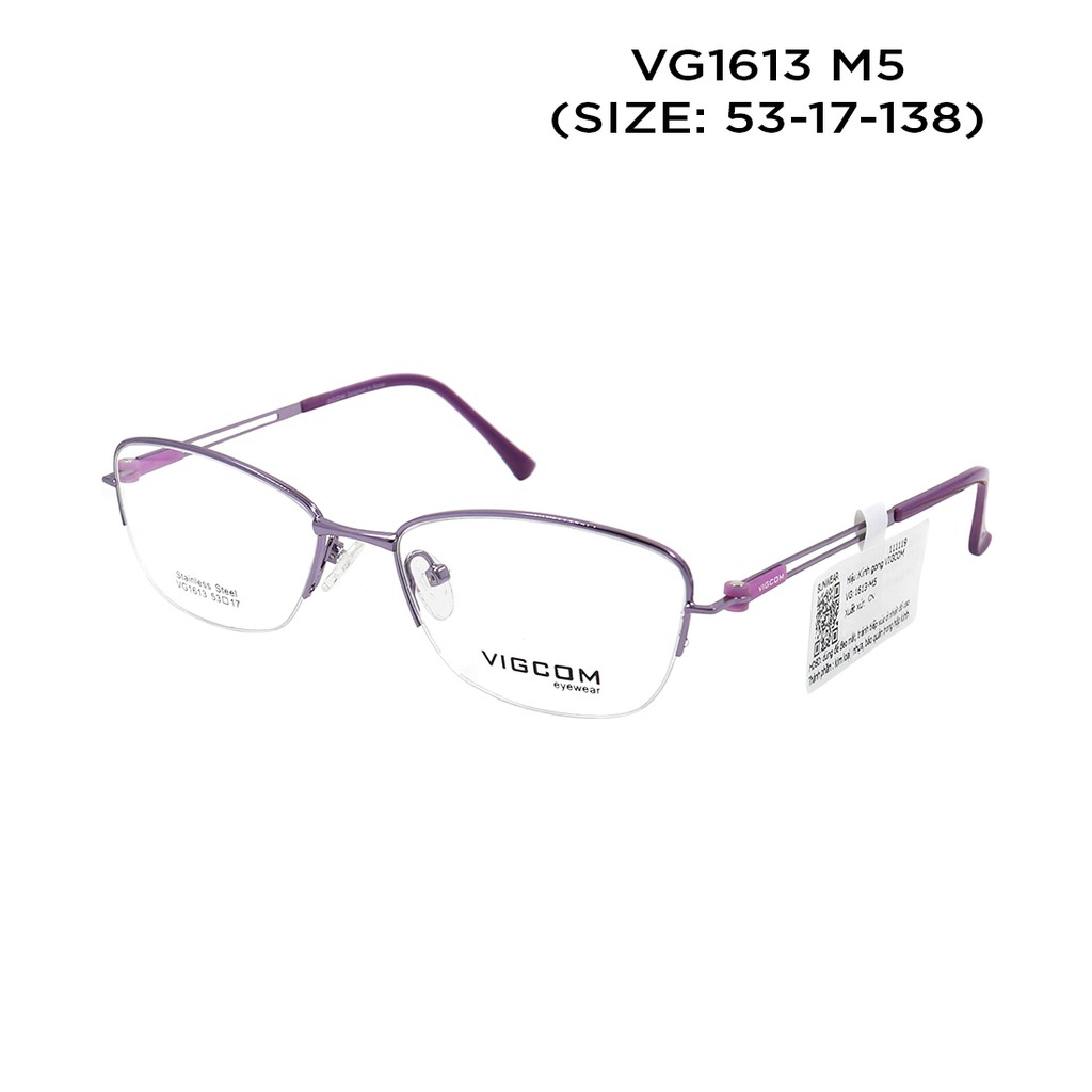 Gọng kính Vigcom VG1613M chính hãng, thiết kế dễ đeo bảo vệ mắt