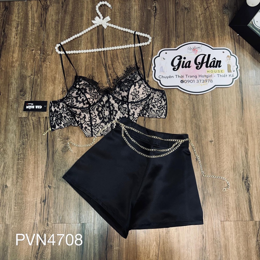 Bộ áo ren bralet bralet