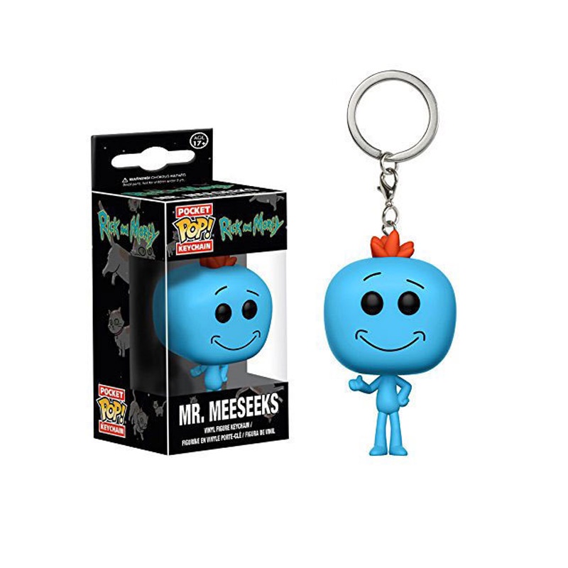Móc Khóa Mô Hình Hoạt Hình Rick and Morty Dễ Thương