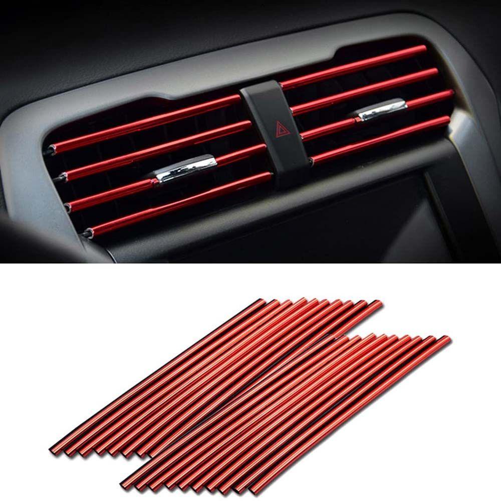 Set 10 Dải Dán Trang Trí Lỗ Thông Gió Xe Hơi DIY