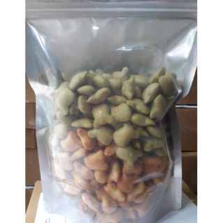 500gr Bánh gấu nhân kem mix vị bánh gấu vỏ vàng Thiên Hồng + bánh gấu chùm ngây
