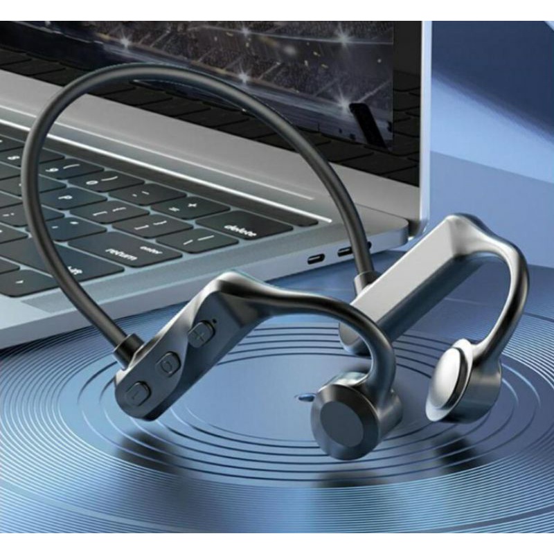 Tai nghe bluetooth qua xương kết nối 2 đt pin 20h.BH 3 tháng.