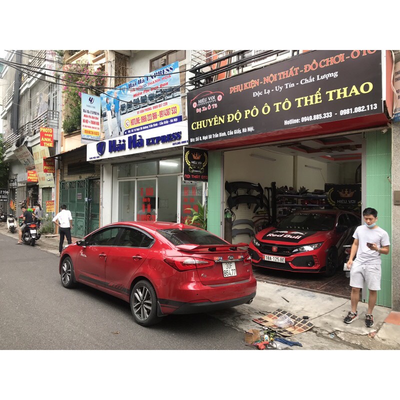 Đuôi gió thể thao ô tô các dòng xe Sedan