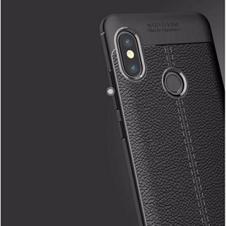 Ốp lưng dẻo Cho xiaomi redmi note 5 pro Vân da chống sốc Auto Focus