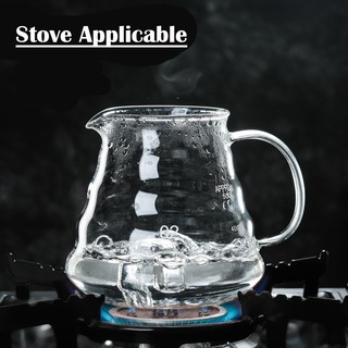 Bộ bình và phễu V60 pha cà phê giấy lọc / Bình Đựng Cà Phê Thuỷ Tinh 500ml, phục vụ cà phê chuyên nghiệp