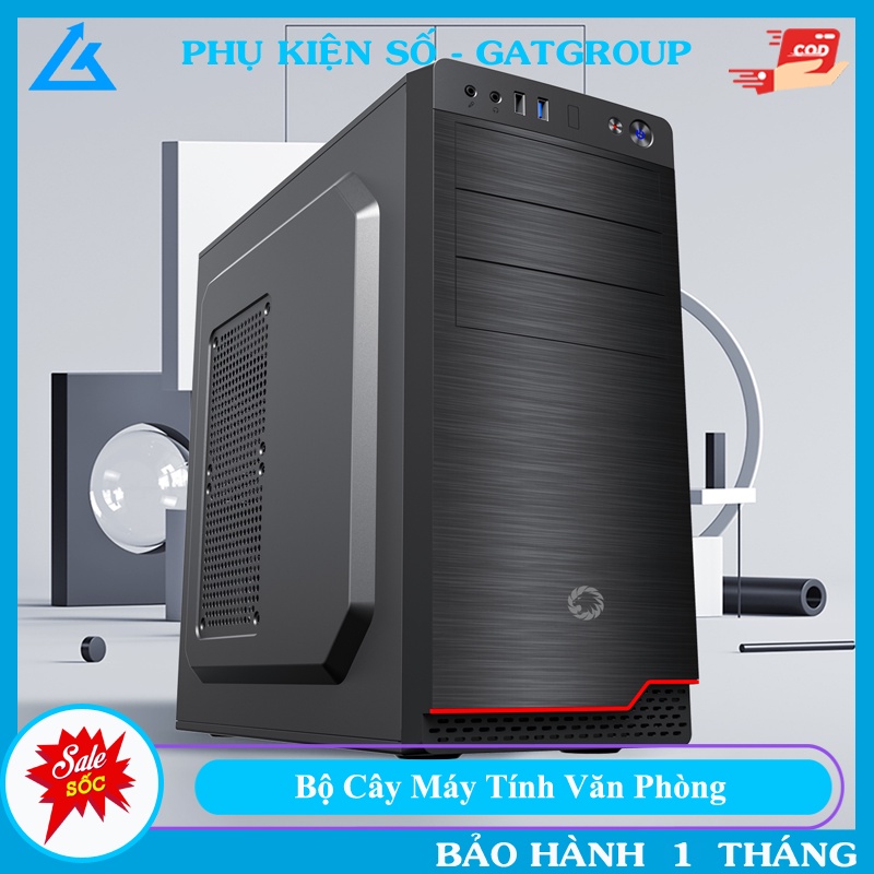 Bộ cây máy tính văn phòng, học tập, làm việc online , Ram: DDR3 4GB,  Card: GeForce®GT 730  SSD: 120GB