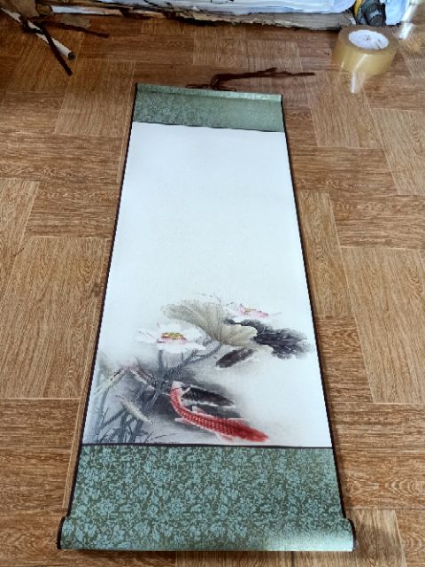 Giấy biểu lụa viết thư pháp kt 30*80