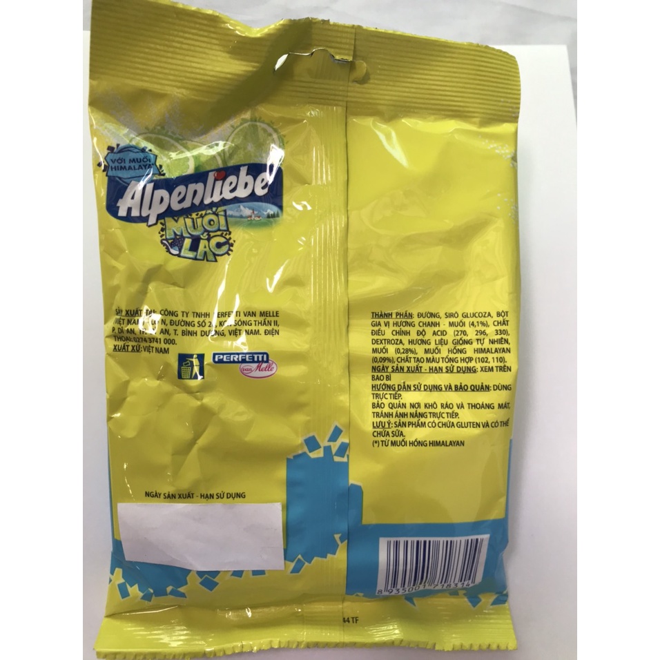 Kẹo Chanh Muối Lắc Himalaya Alpenliebe (gói 84,1g-nhỏ)