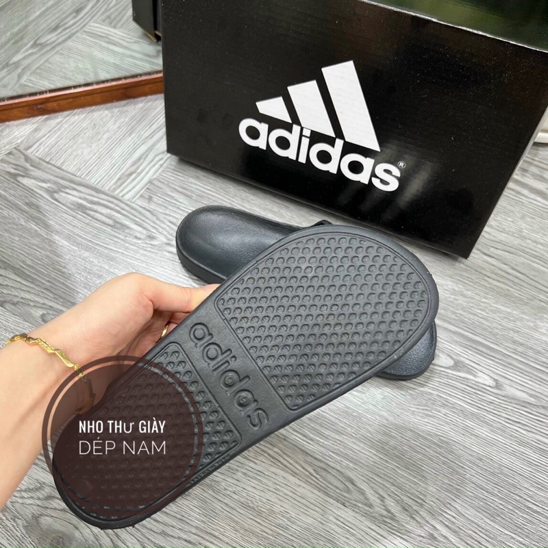 Dép adidas nam siêu cấp , dép cao su non quai liền thể thao nam kèm hộp