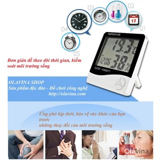 Đồng hồ đo nhiệt độ, độ ẩm HTC 2