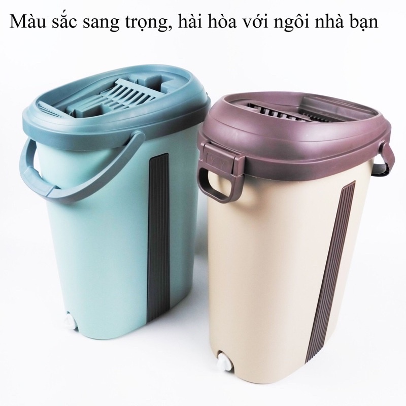 BỘ LAU NHÀ CÂY BẸ PHỐI MÀU CAO CẤP, BỘ LỚN DÙNG CÂY LAU 12X38