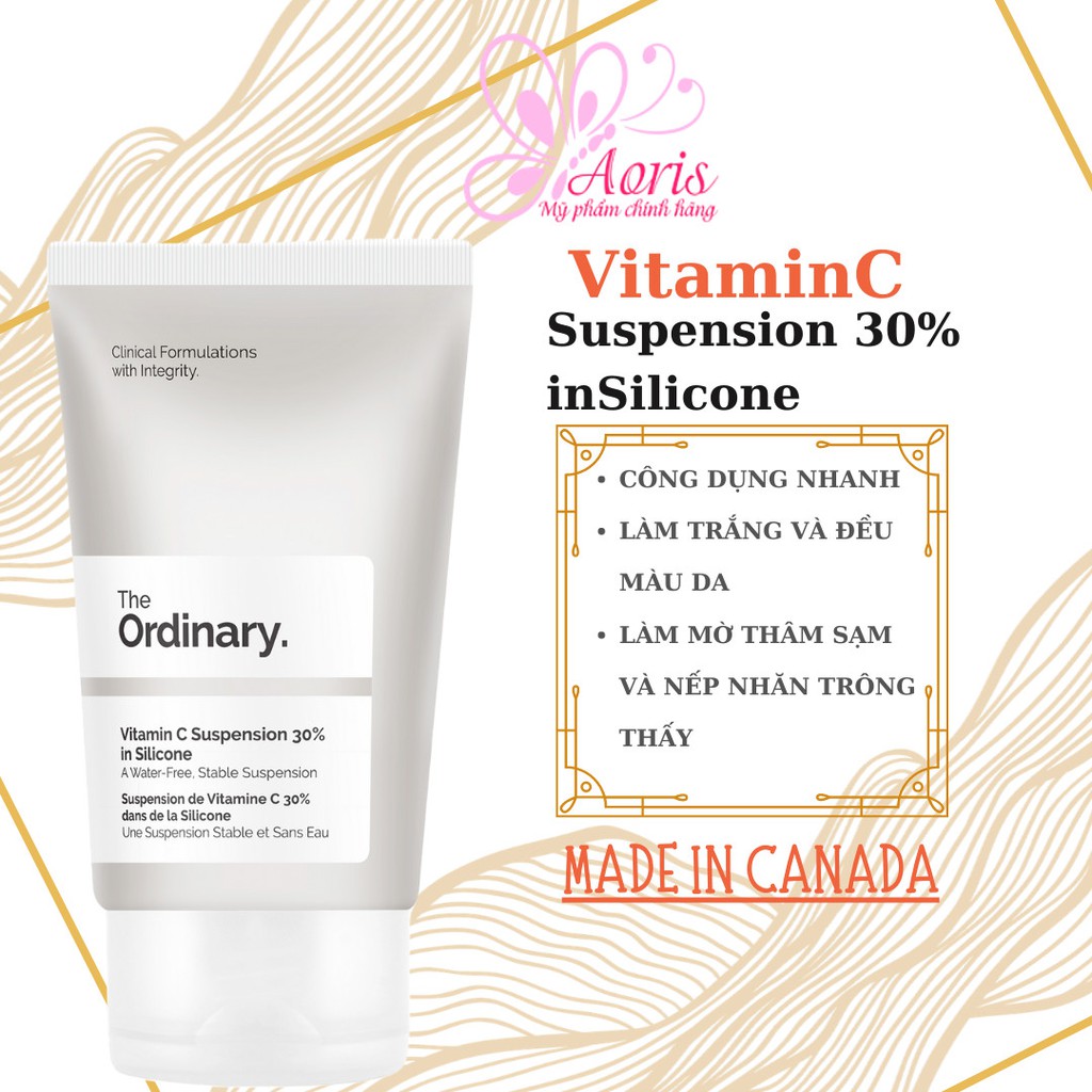 [CANADA- Full Bill]Kem dưỡng sáng da Vitamin C Suspension 30% in Silicone - The Ordinary | BigBuy360 - bigbuy360.vn