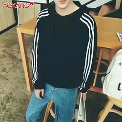 Áo Sweater Kẻ Sọc Thời Trang Mùa Thu Trẻ Trung Cho Nam