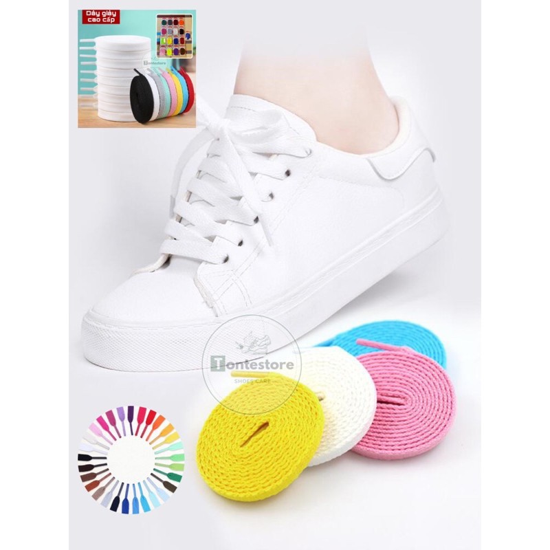 HZ Dây Giày dẹt cao cấp, rộng rãi màu sắc cho cả giới tính DG01 (sở hữu ảnh + video chi tiết) 5 12