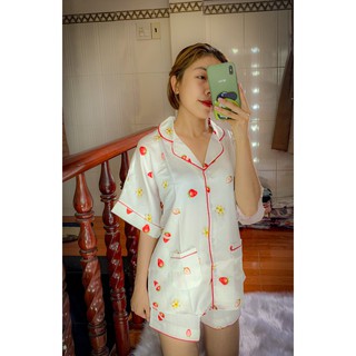 Đồ bộ mặc nhà - 100% lụa satin cao cấp