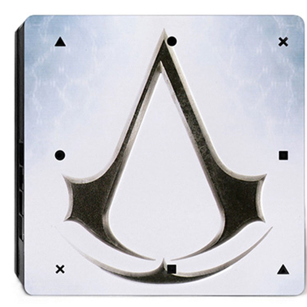 Bộ miếng dán bảo vệ tay cầm và máy chơi game PlayStation 4 hình Assassin's Creed đẹp mắt