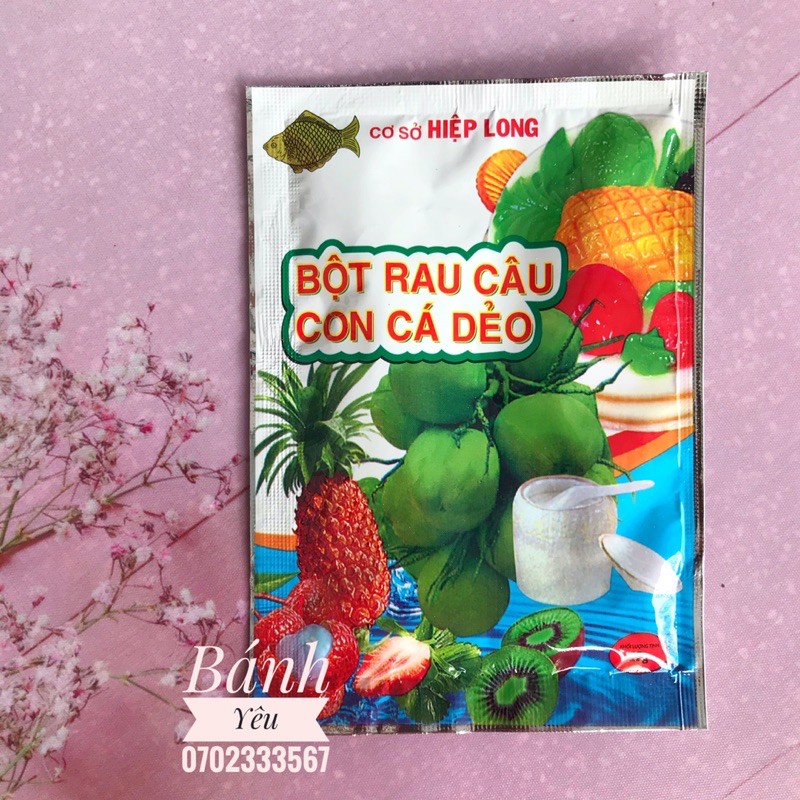 Bộ 2 gói bột rau câu con cá ( dẻo Hiệp Long ) - PC39C
