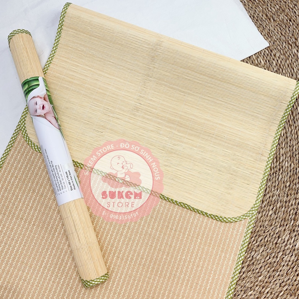Chiếu Tre/ Chiếu Trúc Bambo Cao Cấp Nằm Hè Cho Bé