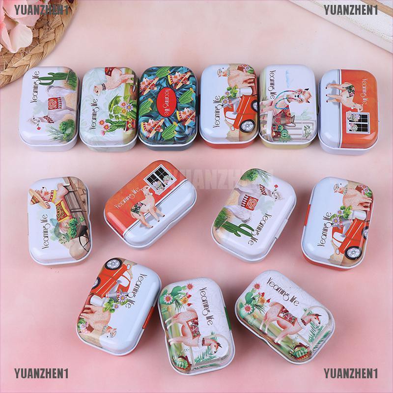 [YUANZHEN1] Hộp Thiếc mini Kín Đáo Đựng Trang Sức Kẹo