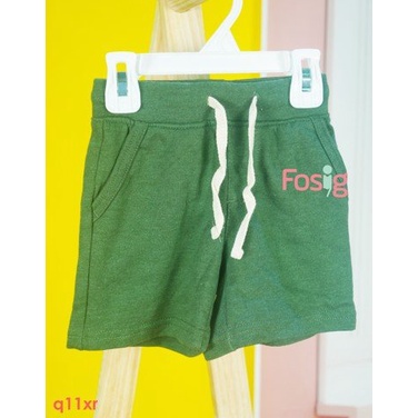 [9-60kg] Quần Short Da Cá R.R [Boy] - Xanh Rêu