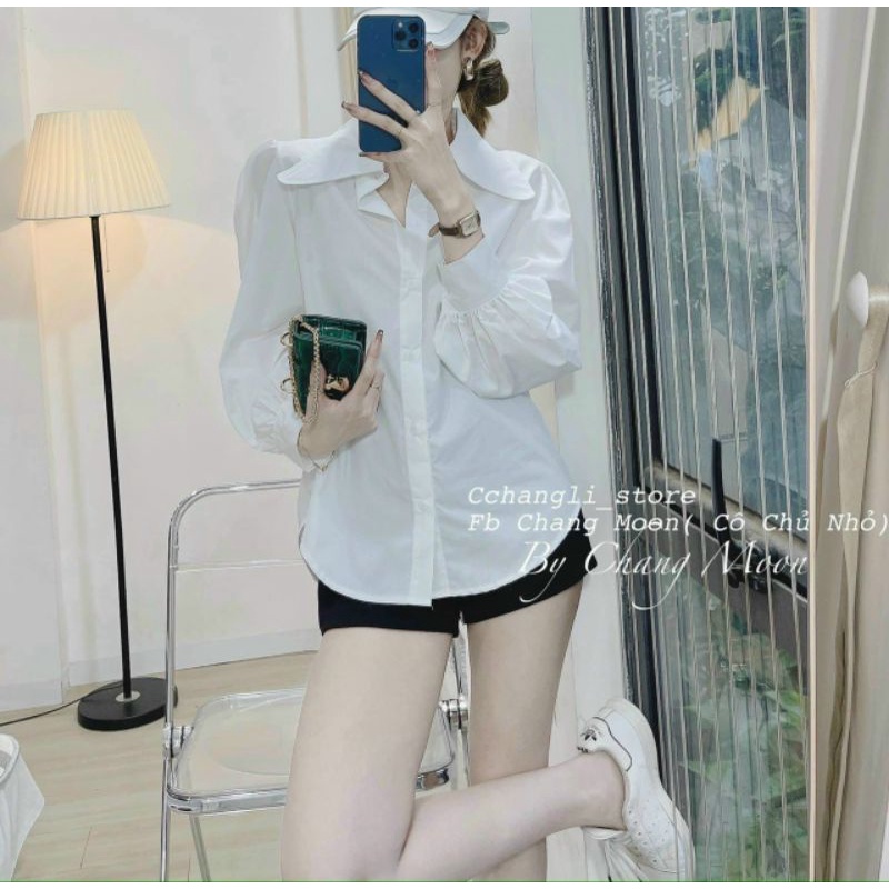 SƠ MI VOAN LỤA TAY PHỒNG CÔNG SỞ