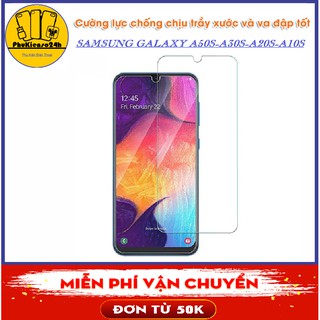 Kính Cường Lực trong suốt ( không full ) Cho Samsung Galaxy A50s, A30s, A20s, A10s tặng kèm keo mép
