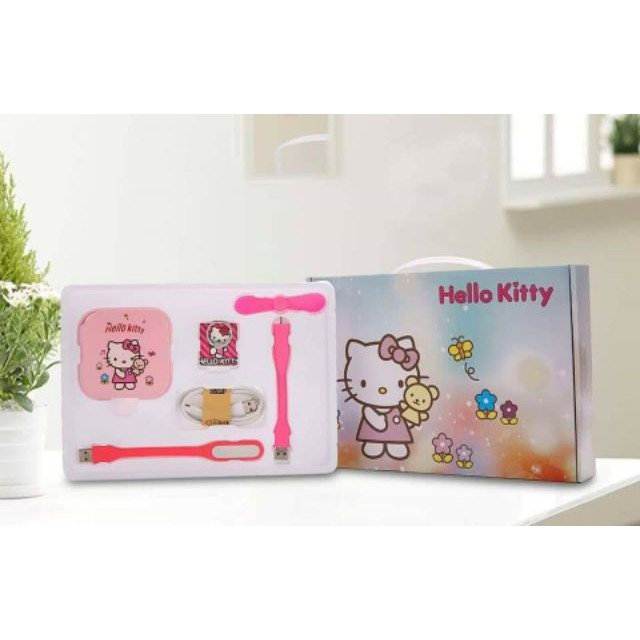 Combo Bộ Sạc Dự Phòng 10.000 Kèm 6 Món - Siêu Bền