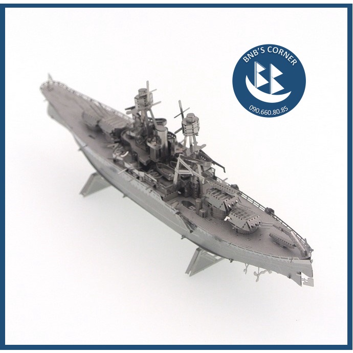 DIY Mô hình kim loại thiết giáp hạm USS Arizona tự lắp ráp