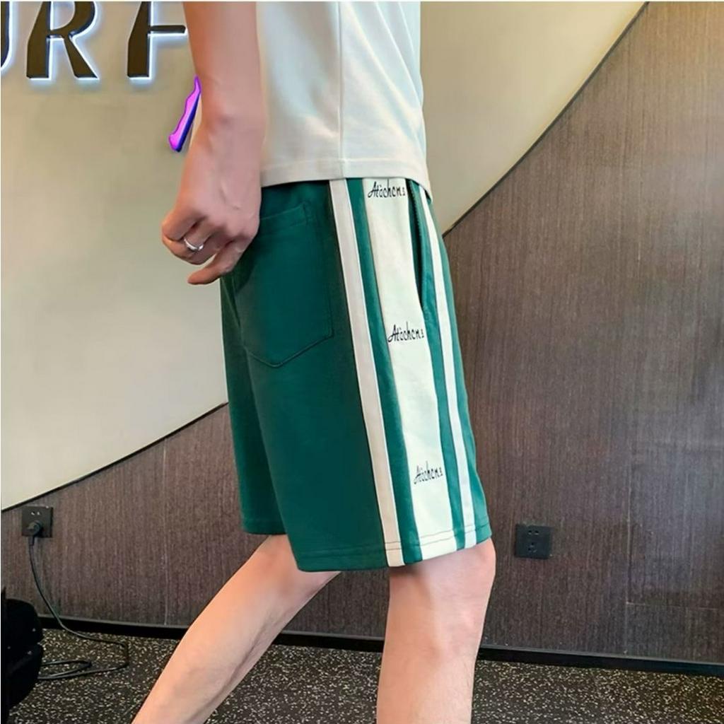 Quần Short Thể Thao Dáng Suông In Hình Mặt Cười 2 Màu Sắc Đa Dạng Thời Trang Hè Cho Nam Size M-3XL