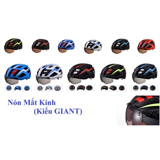 Nón Bảo Hiểm Xe Đạp Có Mắt Kính