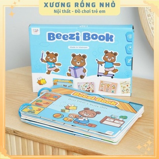 Học liệu bóc dán BEEZI BOOK dành cho bé từ 2-5 tuổi