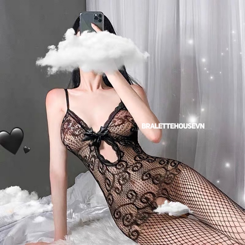 Tất body co giãn tốt Exotic Bodystock Bralettehousevn