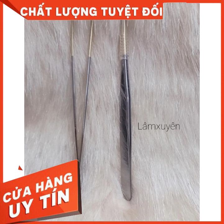 NHÍP LỖ _ NHÍP ĐEN gắp mi tách mi ( nhổ lông yến...) inox cao cấp  thiết kế nhỏ gọn,độc đáo an toàn tiện lợi
