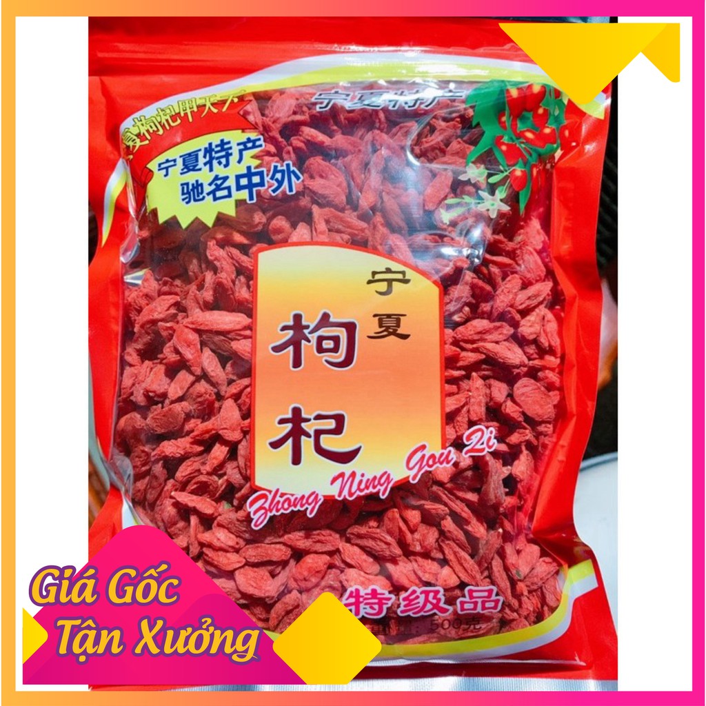 [Hàng Cao Cấp] Kỷ tử Ninh Hạ quả Đại quả to nhất, hạt kỷ tử hữu cơ Organic 0.5-1kg - Dược Liệu Quý