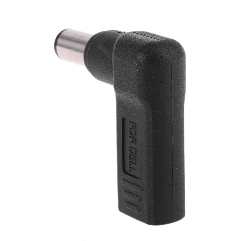 Đầu Chuyển Đổi Usb-C Type-C Cái Sang 7.4x5.0mm Dc Đực 90 Độ Cho Laptop Dell