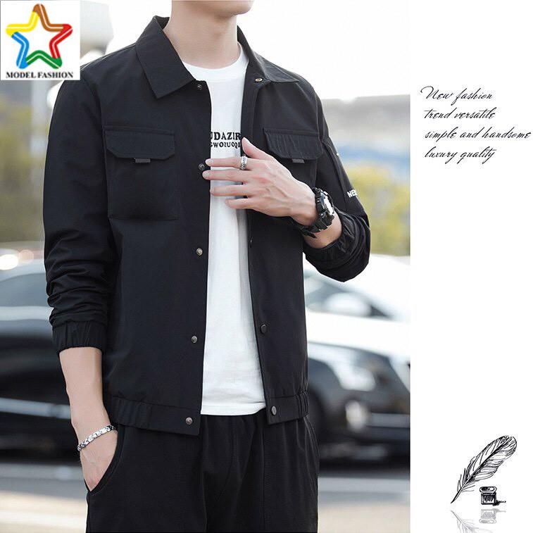 Áo khoác kaki nam Model fashion bomber TRENDY 2020 AKK19