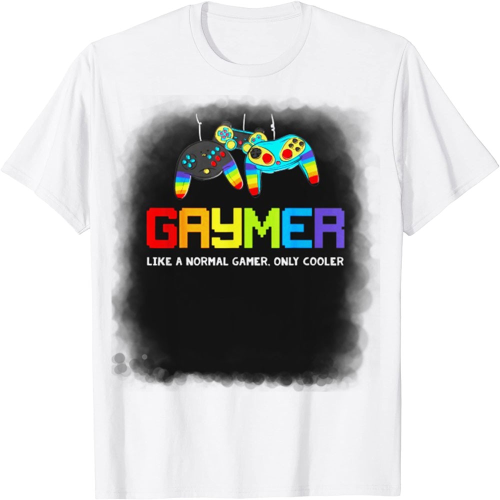 Áo Thun In Hình - Gaymer Like A Gamer Lgbt Gay Gaymer Like A Gamer Lgbt Gay - TH3555