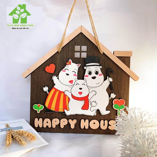 🚀FREESHIP 50k🚀BẢNG GỖ TRANG TRÍ PHÒNG - Bảng gỗ decor chủ đề NGÔI NHÀ  siêu đẹp, siêu chất🌈Tặng kèo móc treo tường🌈