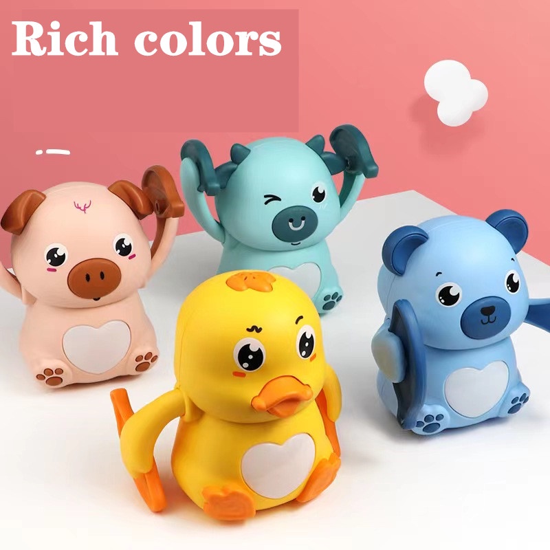 Đồ Chơi Khỉ Lăn Điện Tử Có Đèn Và Nhạc Điều Khiển Bằng Giọng Nói Cho Bé