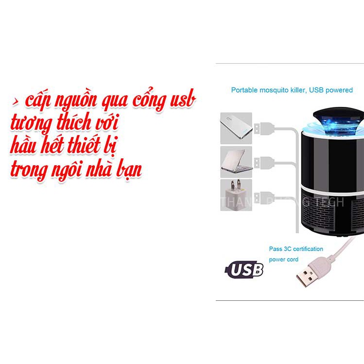 ĐÈN BẮT MUỖI USB THÔNG MINH