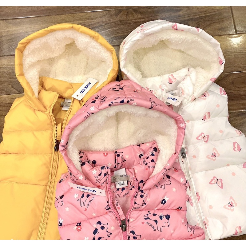 Áo phao gile  OLD NAVY/ ZARA VNXK cho bé gái