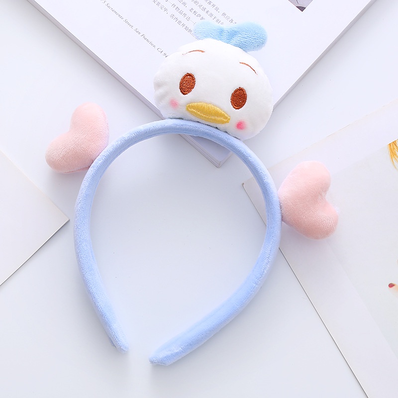 Băng Đô Cài Tóc Rửa Mặt Hình Chú Gấu / Dâu Tây Dễ Thương Thời Trang 2022 Cho Bạn Gái