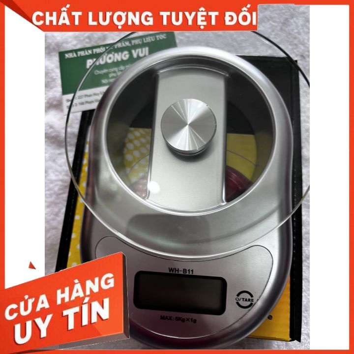 Cân Điện Tử ĐA NĂNG  Nhà Bếp Mini  WH-B11 Mặt Kính Cường Lực đế màu bạc Độ Chính Xác Cao Tặng Kèm Pin (hàng giao y hình)